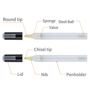 可再填充油漆涂鸦笔空3.0毫米笔尖标记