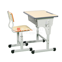 Mobilier scolaire Salle de classe Moderne Nouveau design Ergonomique Plastique Ensembles de bureau et chaise pour étudiants célibataires à vendre