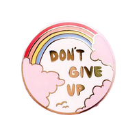 Pin de Solapa Esmaltado Personalizado con Logotipo, Diseño Arcoíris Motivacional, Venta al por Mayor, Fabricante OEM ODM, Colección de Regalos