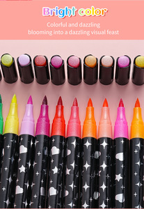 Rotuladores de Pintura Acrílica de Doble Punta Multicolor Portátiles, Herramientas de Dibujo Interesantes <span class=keywords><strong>para</strong></span> Niños - Product Image 4