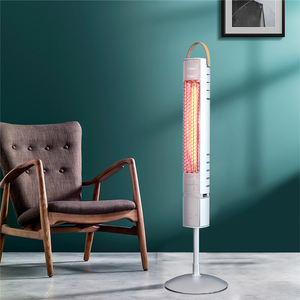 Chauffage de jardin autonome portable à infrarouge à chauffage rapide avec télécommande, écran LCD, étanche IP65, 1500W, en aluminium anodisé - Product Image 6