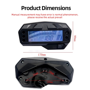 Velocímetro Digital LCD Modificado para Motocicleta Yamaha FZ16, Conjunto de Odómetro - Product Image 2
