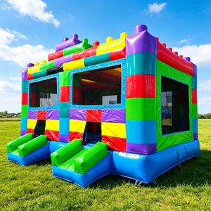 Château gonflable commercial sur le thème du carrousel avec <span class=keywords><strong>chevaux</strong></span> intégrés pour la <span class=keywords><strong>location</strong></span> d'événements et de fêtes - Product Image 5