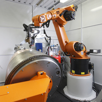 Bras robotisé industriel KUKA à 6 axes haute performance, charge utile de 120 kg, portée de 2700 mm, protection IP65 pour la palettisation et la manutention des matériaux