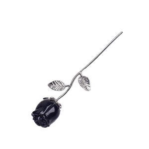 Rosa Eterna de Cristal K9 Premium, Pequeña y Colorida, para Recuerdo de Boda, Día de San Valentín, Decoración de Mesa, Regalo - Product Image 6