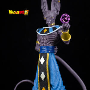 Dragon Balled Beerus Dieu de la Destruction Vis <span class=keywords><strong>Jiren</strong></span> Tojo <span class=keywords><strong>Goku</strong></span> Figurine de modèle d'anime Statue - Product Image 2
