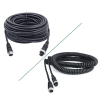 Câble d'extension de prise d'aviation en vrac 4 broches 5M 10M 15M 20M pour caméra de Bus DVR Mobile moniteur LCD
