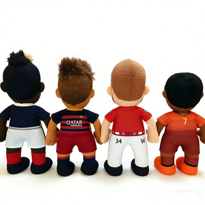 Juego personalizado de 4 muñecos de peluche de jugadores deportivos: Francia, Barcelona, MLB de Washington, Portugal CR7 fútbol - Product Image 2