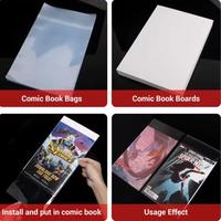 Protège-bandes de bande dessinée sur mesure en matériau sans acide pour l'entretien des bandes dessinées