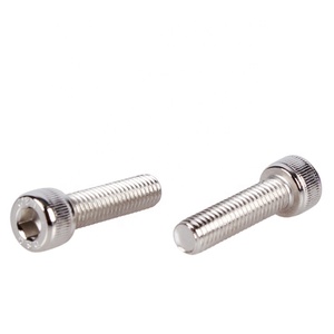 Tornillos de Cabeza Hexagonal Niquelados, Tornillos para Altavoces M4 M5 M6 M8 M10 M12 Grado 8.8 <span class=keywords><strong>Din</strong></span> <span class=keywords><strong>912</strong></span>, Tornillos de Zinc y Carbono - Product Image 1