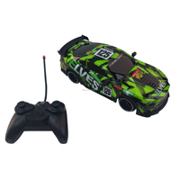 Voiture de drift électrique RC à l'échelle 1:18, 27 MHz, avec lumières, télécommande 4 canaux, véhicule de drift rapide, voiture de course RC sportive, jouets pour enfants
