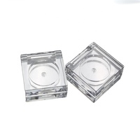 Usine de source Emballage cosmétique Boîte d'emballage Blush Flip Single Fard à paupières Emballage vide Mini Palette de fard à paupières mignon