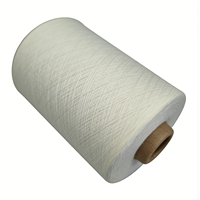 32S High Tenacity Raw White Melange 100% Polyester Yarn for Sewing Socks & Fashion Knitwear