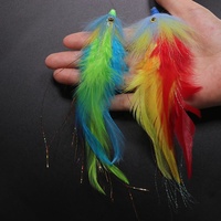 # 2/0 Neue Forellen-, Salzwasser-, Lachs- und Hecht-Fliegen zum Fliegenfischen, Köder-Röhrenfliegen, Großer Streamer