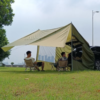 Portable Durable étanche pliable Touring hayon arrière tente abri Camping voiture extérieur auvent tente pour SUV