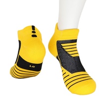 Chaussettes de course à coupe basse avec coussinets en tissu éponge épais de qualité supérieure