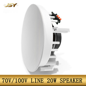 <span class=keywords><strong>Haut</strong></span>-parleur <span class=keywords><strong>de</strong></span> plafond 70V/100V 20W pour système <span class=keywords><strong>de</strong></span> sonorisation PA, idéal pour la <span class=keywords><strong>musique</strong></span> d'ambiance en clubs <span class=keywords><strong>haut</strong></span> <span class=keywords><strong>de</strong></span> <span class=keywords><strong>gamme</strong></span>, hôtels et systèmes audio-vidéo domestiques - Product Image 1