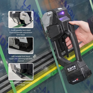 Industriële Semi-Automatische Plastic Omsnoering Lasbundelmachine Pe/Pp/Pet Plastic Omsnoering Magazijnverpakkingsapparatuur - Product Image 4