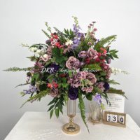 Nuevos Productos DKB, Centros de Mesa con Bola de Flores de 80 cm en Verde Borgoña para Arreglos de Boda
