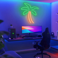 Enseigne néon personnalisée pour dropshipping, Lumières LED néon, Cadeau personnalisé, Enseigne néon Palmier pour décoration murale et événementielle