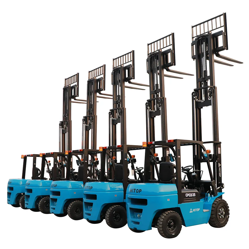 Yeni güçlü 2 Ton 2.5 Ton 3 Ton 3.5Ton Mini dizel Forklift depo 3.5 Ton 5 Ton dizel forklift  için satış