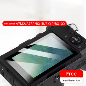 Protecteur d'écran en verre trempé de haute qualité 9H dureté adapté à l'appareil photo <span class=keywords><strong>Sony</strong></span> A9 A7 M2 A7 R2 A7S2 <span class=keywords><strong>S7</strong></span> R3 A7 M3 RX1R - Product Image 2