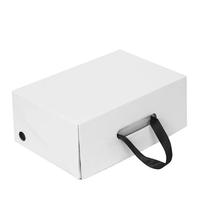 Boîtes rigides en carton écologique en forme de livre pour emballage cadeau, avec pelliculage brillant, logo personnalisé, fermeture magnétique et ruban.