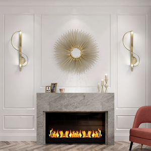 Lámpara <span class=keywords><strong>de</strong></span> Pared LED <span class=keywords><strong>de</strong></span> Estilo Moderno <span class=keywords><strong>con</strong></span> Marco <span class=keywords><strong>de</strong></span> Hierro y Luz Blanca Cálida para Dormitorio, Sala <span class=keywords><strong>de</strong></span> Estar, Iluminación Creativa <span class=keywords><strong>de</strong></span> Pared <span class=keywords><strong>con</strong></span> <span class=keywords><strong>Forma</strong></span> <span class=keywords><strong>de</strong></span> <span class=keywords><strong>Serpiente</strong></span> para Interiores - Product Image 4