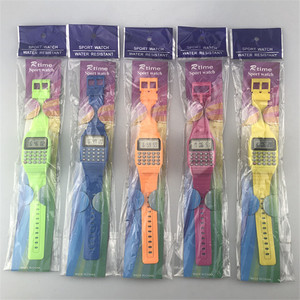 Digital Watch With Calculator 22 Cm Band Unisex Simple Style Plastic Dial - Product Image 2