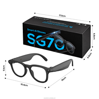 Lunettes Intelligentes IA Personnalisables OEM/ODM avec Logo, Caméra 5MP, Enregistrement Vidéo 720P, Bluetooth 6.0, Traduction Instantanée – Vente en Gros