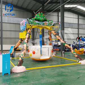 Mini-balade à pendule d'intérieur pour enfants Attractions en acier et fibre de verre Manèges de fête foraine Inspiré d'animaux de dinosaures Vente pour l'amusement - Product Image 3