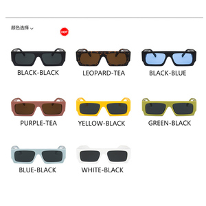 XUEDIAO Rectangular Retro Punk Casual <span class=keywords><strong>gafas</strong></span> de sol para hombres marco cuadrado moda <span class=keywords><strong>gafas</strong></span> de sol mujeres UV400 KD88856 - Product Image 6