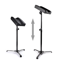 Repose-bras et repose-jambes de tatouage noir en fer et acier robuste, triangulaire Solong, vente en gros