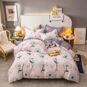 Mignon doux ours imprimé en gros Chine fabrication housse de <span class=keywords><strong>couette</strong></span> drap de lit <span class=keywords><strong>pas</strong></span> <span class=keywords><strong>cher</strong></span> linge de lit ensemble de literie couverture de literie - Product Image 6