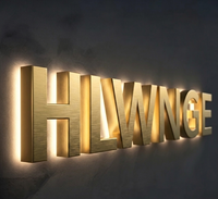 Lettres publicitaires 3D personnalisées en acier inoxydable rétroéclairées par LED, multicolores, contrôlables par application, étanches IP65 pour mariages, maisons et entreprises