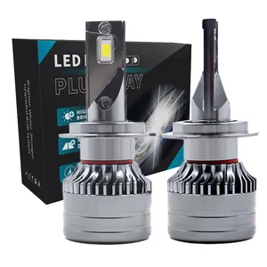 X3C hb3 자동차 Led 빛 12V 56W 10000LM H1 H3 H4 H7 H8 H11 9005 9006 hb4 자동 헤드라이트 Canbus H4 Led 전구 자동차 액세서리