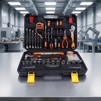 Juego de Herramientas Manuales de Acero al Carbono de 25 Piezas para Uso General con Estuche Rígido, Suministro Directo de Fábrica OEM, Kit de Herramientas de Alta Calidad para Proyectos de Bricolaje