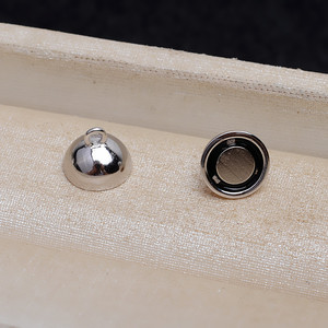 S925 Silver Buckle 8mm DIY Repair <b>Magnet</b> Buckle for Necklaces Bracelets Smooth Buckle Spherical <b>Ball</b> Jewelry Findings Components - Product Image 3