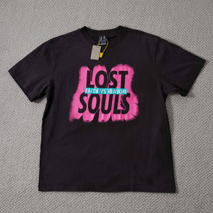 Camiseta Unisex de Manga Corta con Estampado de Rosas Desgastadas Digitales de Estilo Urbano Vintage al por Mayor, 100% Algodó<span class=keywords><strong>n</strong></span> Peinado, Corte Holgado - Product Image 1