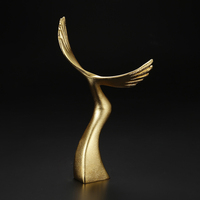 Personnalisez vos idées Film d'entreprise et audio Metal Award Creative Sports 3d Black Trophy Bases Unique Copa Del Mundo Trophie