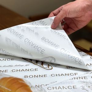 Custom Food Grade Biodegradable Eco-Friendly Disposable <b>Parchment</b> <b>Baking</b> Paper for Bread Cookies Cupcakes Single-Sided PE Coated - Product Image 1