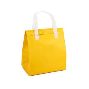 Sac isotherme biodégradable en non-tissé avec feuille d'aluminium pour la livraison de repas (restaurant, café, thé au lait), supermarchés et expositions - Product Image 2