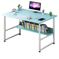Bureau d'ordinateur simple et économique, bureau d'étude moderne pour chambre à coucher, table d'apprentissage pour étudiants, à un ou deux niveaux