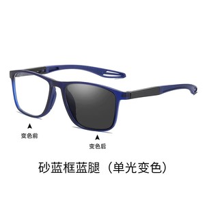 Lunettes de lecture photochromiques <span class=keywords><strong>anti</strong></span>-lumière <span class=keywords><strong>bleue</strong></span> carrées de haute qualité et bon marché avec verres unisexes - Product Image 4
