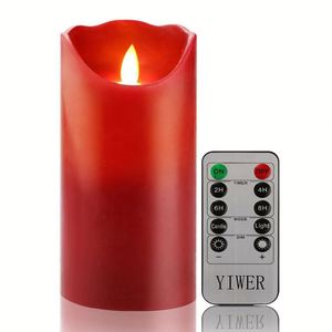 Ensemble de bougies LED 3D Oshine, sans flamme, avec télécommande, lumière chaude, écologiques, pour la maison, la chambre, le salon, les mariages - Product Image 1