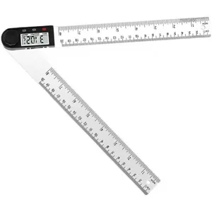 300Mm Digital Instrument Angle Ruler Digital Display Angle Ruler Two In One Plastic Protractor Level Ruler