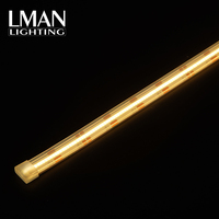 Bande LED flexible très stable certifiée ROHS, 5m, blanc chaud, contrôle automatique, design COB, étanche IP65, 480 LED/m, DC 24V