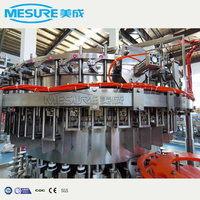 Machine de remplissage 3 en 1 de qualité supérieure pour boissons gazeuses toniques et gazéifiées, eau pétillante, soda, cola, fanta, sprite, bouteille en PET, CSD