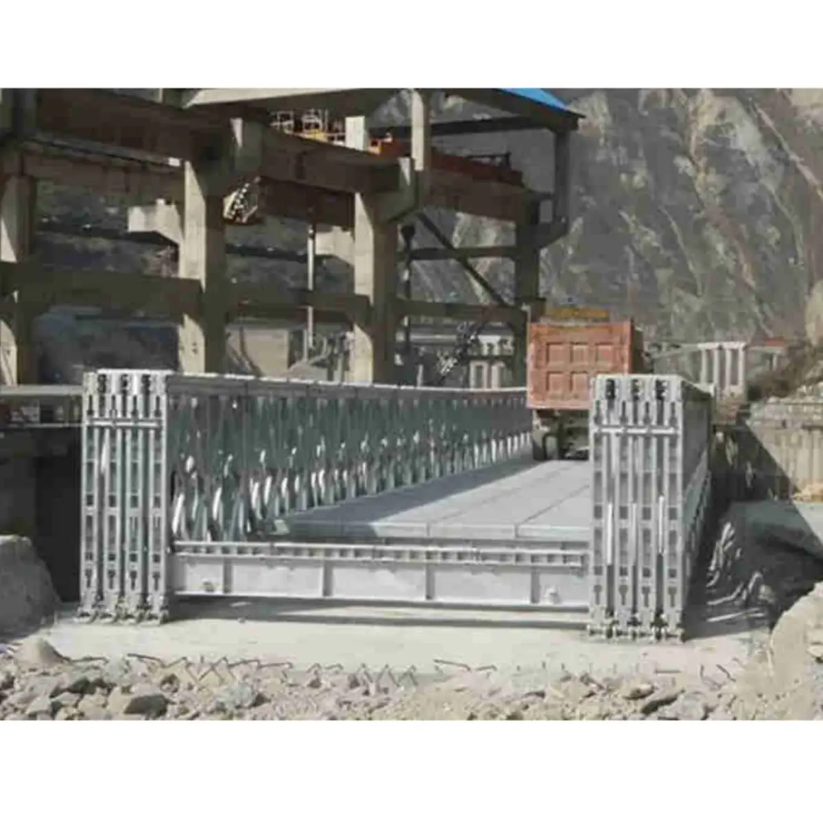 Pannelli d'acciaio modulari galvanizzati struttura d'acciaio della capriata del ponte pedonale Puentes Bailey