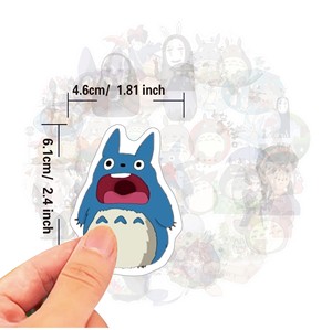 Nouveaux autocollants <span class=keywords><strong>Totoro</strong></span> pour sac à dos, autocollants décoratifs de dessins animés pour gobelets isothermes - Product Image 4